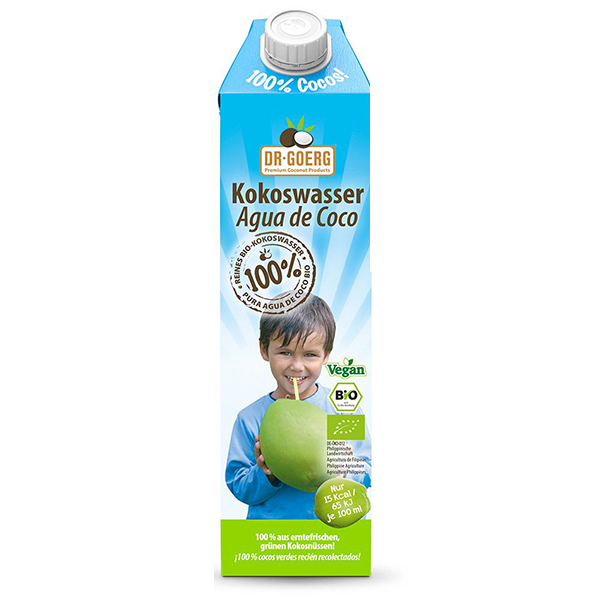 Apa de cocos BIO Premium Dr Goerg – 1 litru Dr Goerg Bauturi vegetale & Lapte vegetal